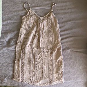 Light Pink Mudd Casual Dress with Lace